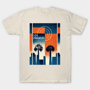 Los Angeles - Modern Linear T-Shirt